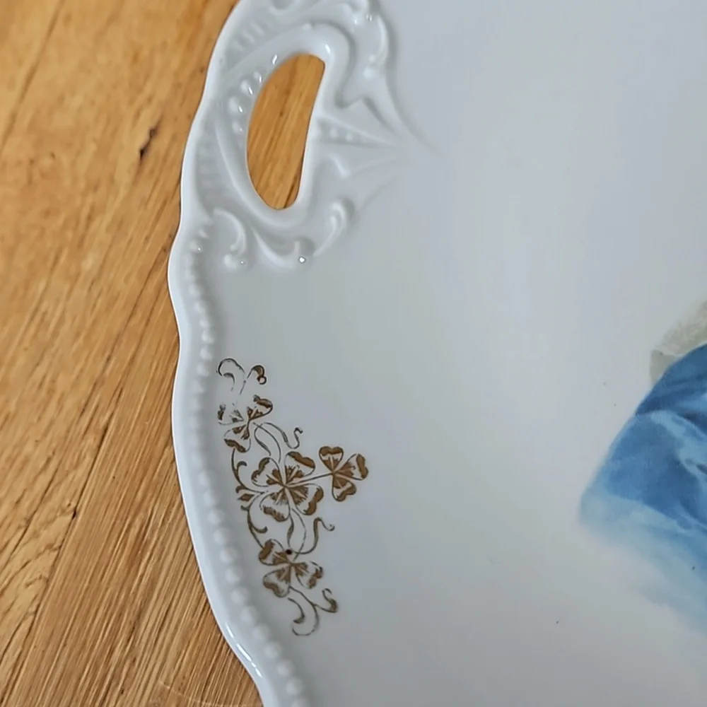 Vintage Three Crown China portrait plate